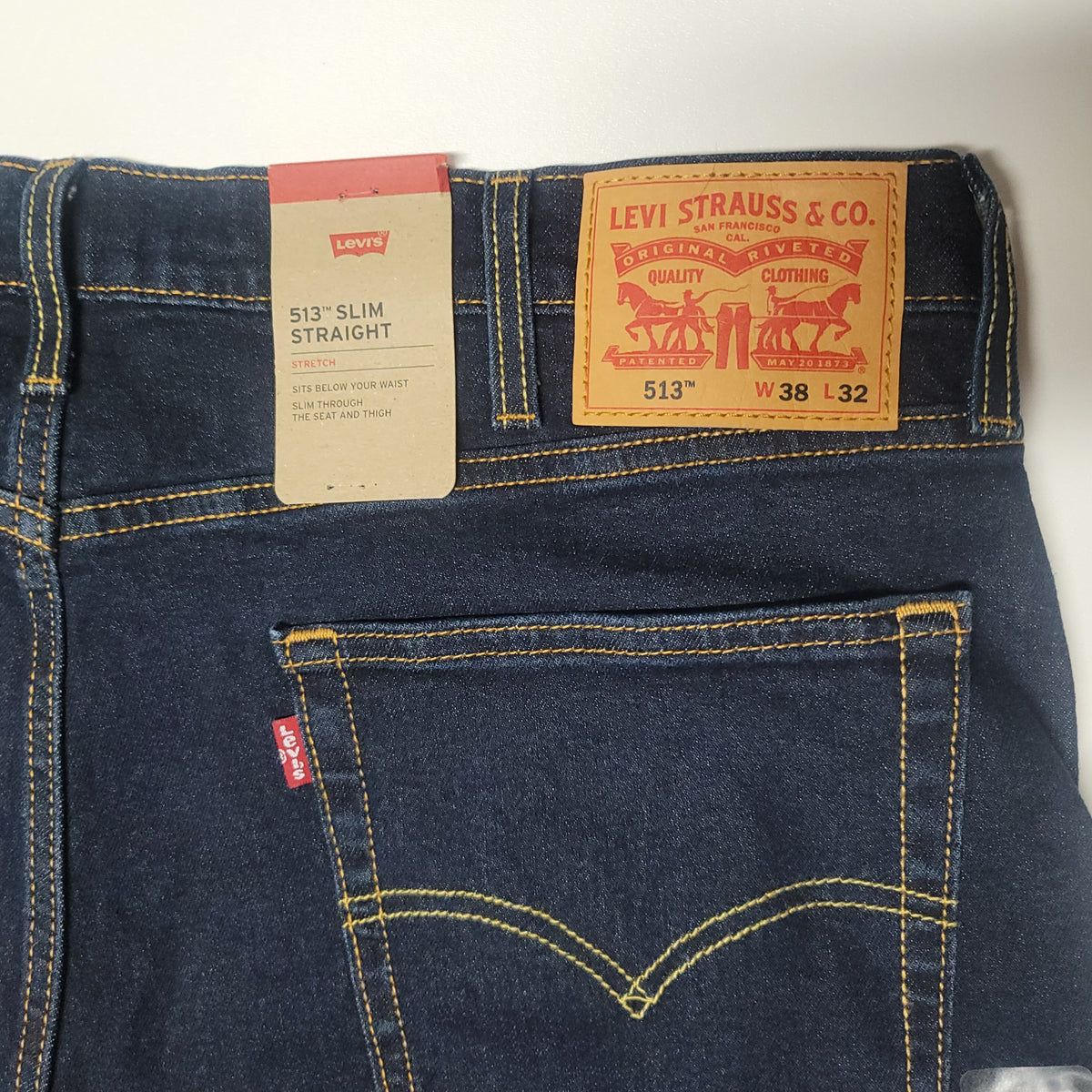 Men's Levi's New 513 Slim Straight W38 x L32